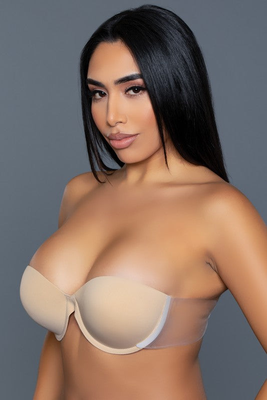 Strapless Adhesive Bra - Invisible Stick-On Bra for Strapless Dresses, Deep Necklines and Comfortable All-Day Support