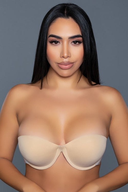 Strapless Adhesive Bra - Invisible Stick-On Bra for Strapless Dresses, Deep Necklines and Comfortable All-Day Support