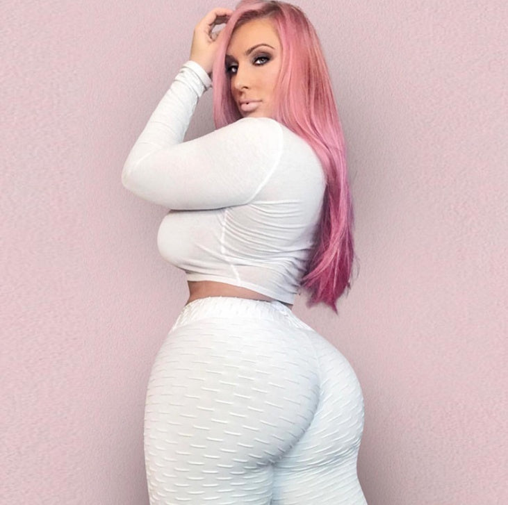Push Up Anti-Cellulite Scrunch Leggings for Women – Seamless Gym Pants Without Pockets