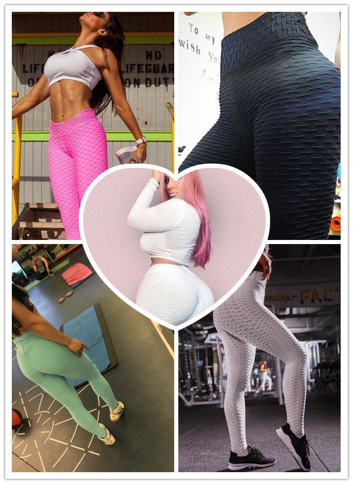 Push Up Anti-Cellulite Scrunch Leggings for Women – Seamless Gym Pants Without Pockets