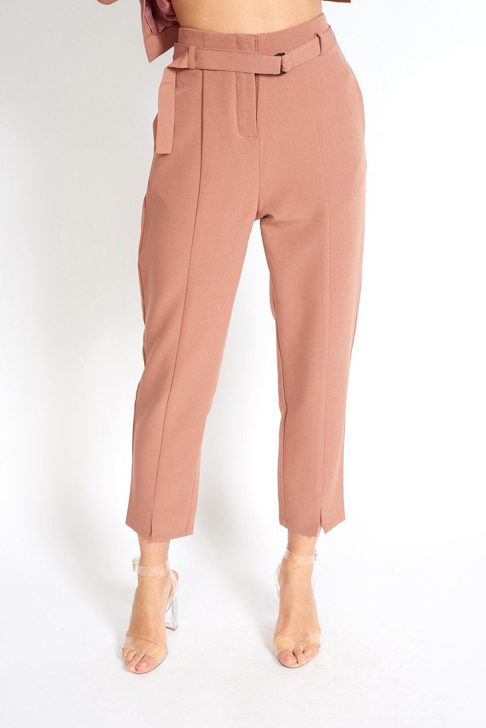 Women’s Business Babe Capri Pants – High-Waisted Summer Office Trousers with Tailored Fit for Elegant Professional Looks