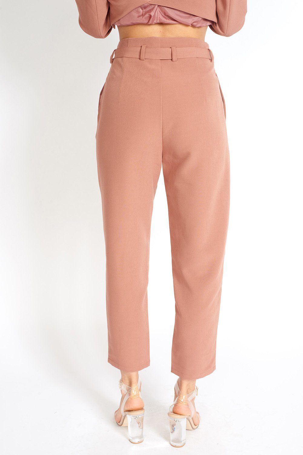 Women’s Business Babe Capri Pants – High-Waisted Summer Office Trousers with Tailored Fit for Elegant Professional Looks