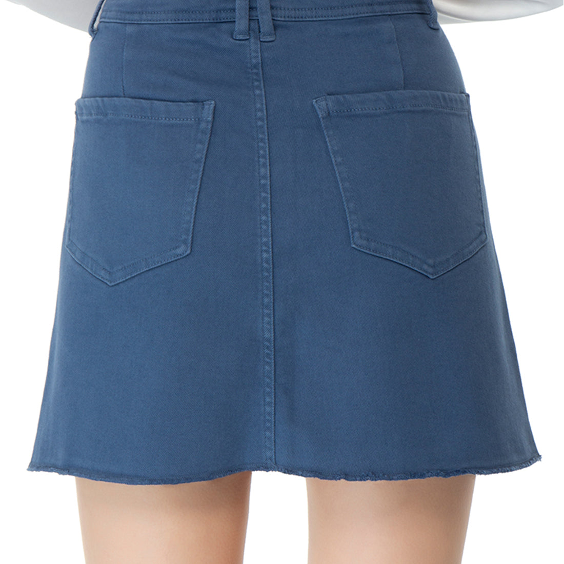 Minigonna in denim blu – Elegant Women's Blue Denim Mini Skirt for Summer Casual Looks and Trendy Urban Outfits