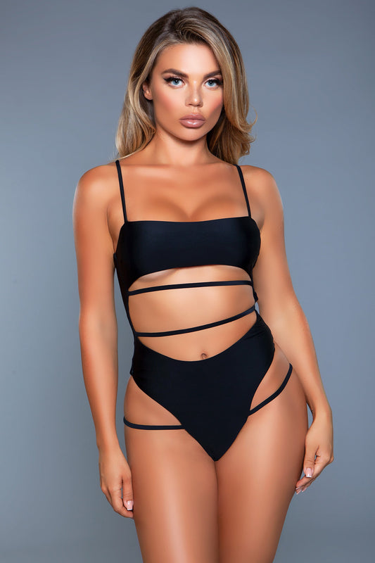 Women’s Two-Piece Swimsuit Venetia 2126 – High-Waisted Elegant Bikini with Padded Top for Beach and Pool Style and Comfort