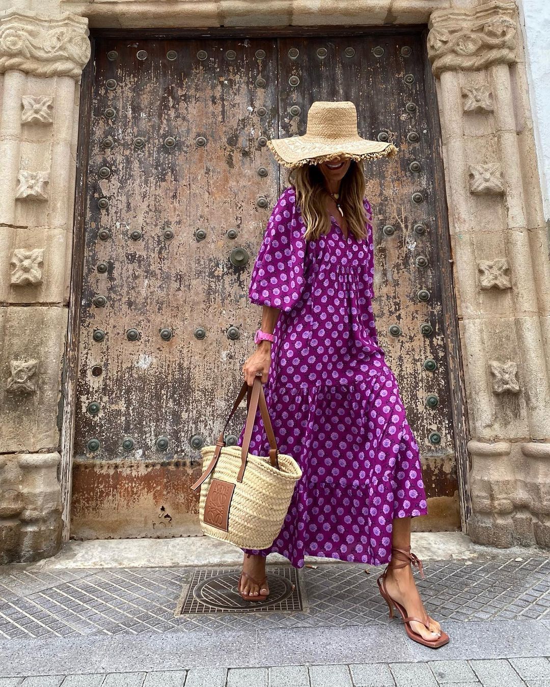 Boho Summer Dress for Women – Elegant Vintage Floral Long Casual Dress