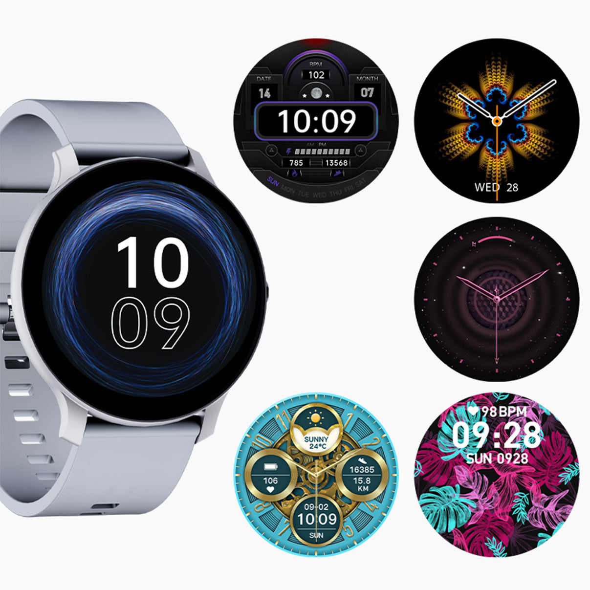 X27 Smartwatch with Bluetooth Calling – Blood Pressure, Oxygen & Fitness Tracker, HD Touch Display