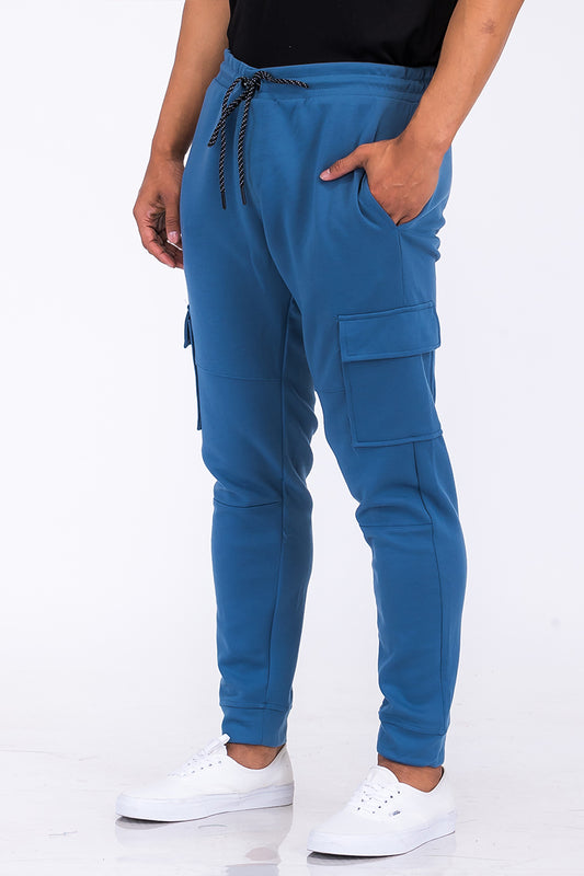 Women’s Cargo Jogger Pants in Cotton Blend – Slim Fit Summer Joggers with Side Pockets and Sporty Urban Design